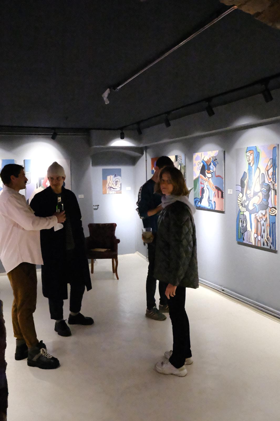 Exhibition view of WATERLANES